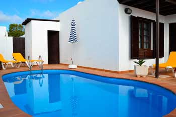 Villa con piscina climatizada y barbacoa Princesa Guacimara en Tías